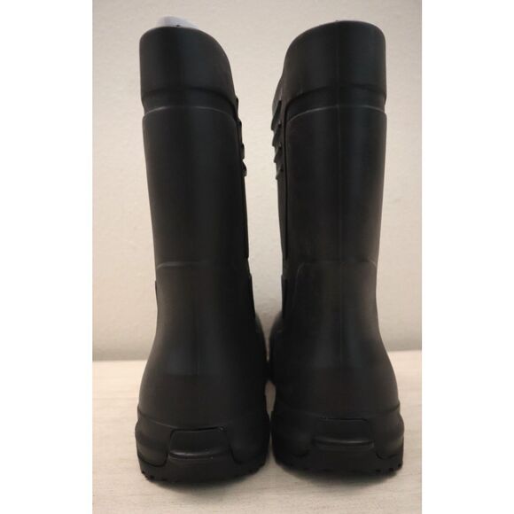 Shoes for Crews x Ace Men's 9D Women's 11D Black Bullfrog Pro II Soft Toe Boots - Picture 3 of 16